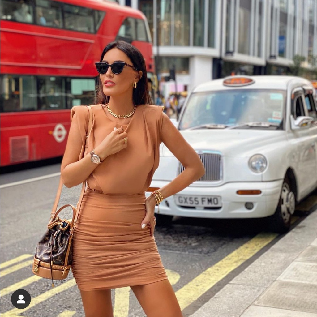 Lastzara Dress With Shoulders Pad Bloggers Favorite